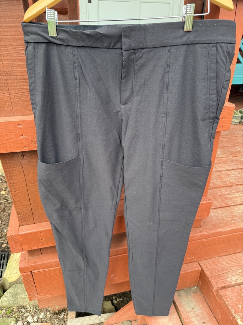 Athleta Black Wander Stash Skinny Pant, Size 16 tall